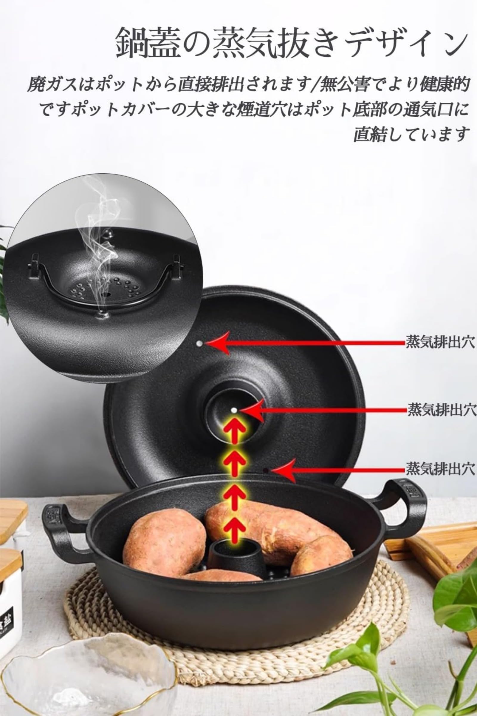 【バン】焼き芋機＋コンロ　板 焼き芋機 LPガスコンロ付き【個人宅配送不可】焼き石 焼き芋器 焼いも